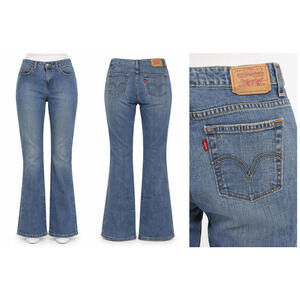 VTG - Levi's 515 Women's Size 6 S Bootcut Denim Blue Jeans Fits 29x26.5